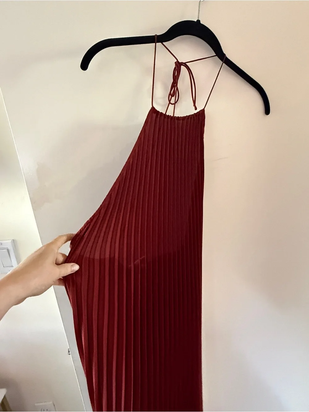 Sezane Layla Dress Terracotta 36/4 - Picture 5 of 11